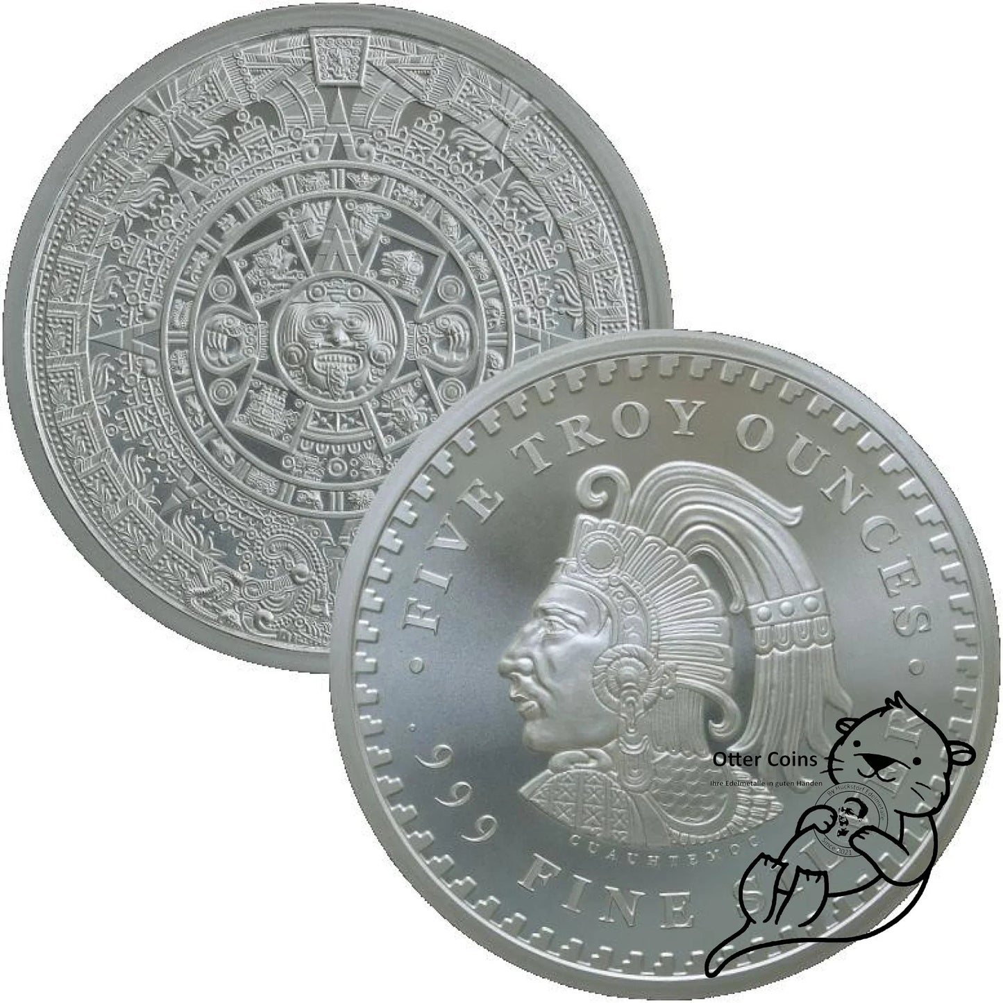 Aztekenkalender 5 oz Silbermünze