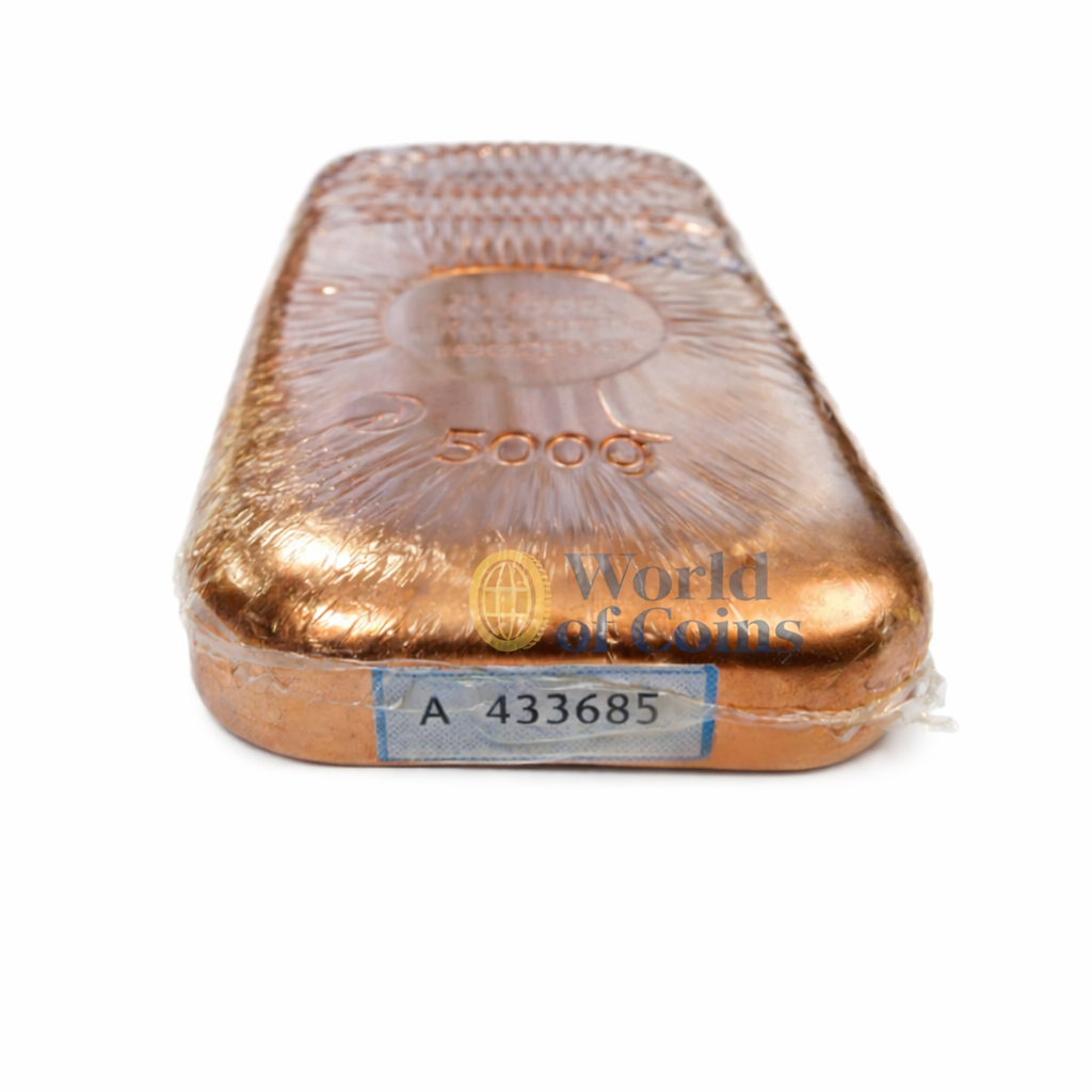 Kupferbarren Geiger original 500 Gramm 500 gr. 500 g 999.9 Feinkupfer Kupfer*