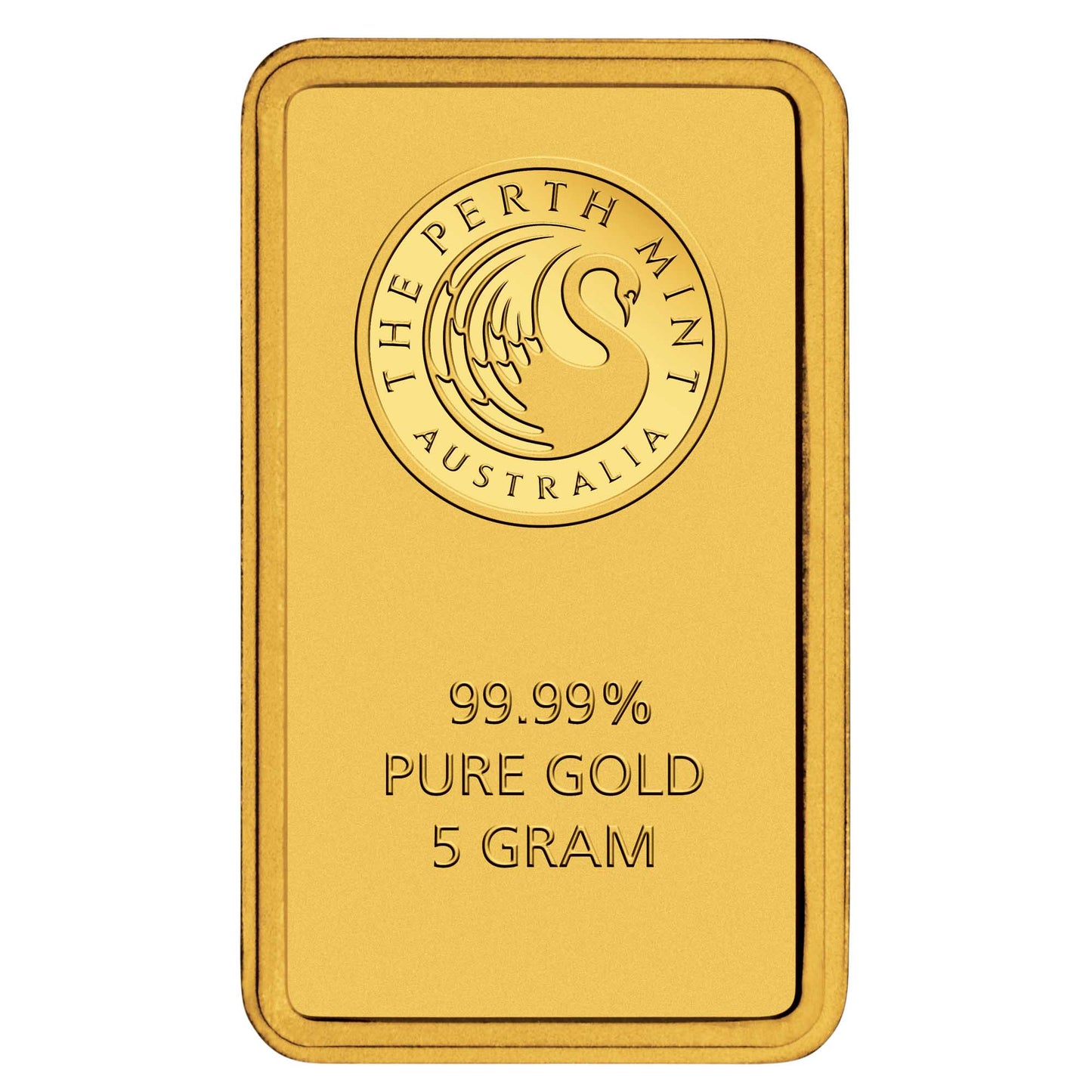 Goldbarren 5 Gramm Perth Mint Känguru Australien 999.9 in Blister Gold Barren**