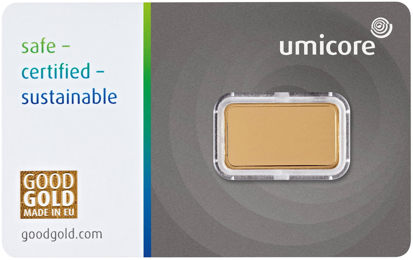 Goldbarren 5 Gramm Umicore Goldbarren 999.9 Gold**