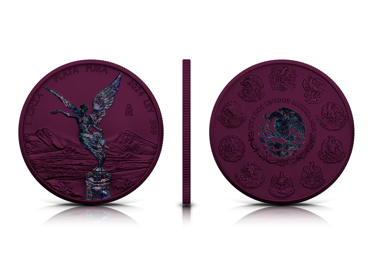 Mexico Libertad 2024 - Purple Space - 1 oz Silbermünze***