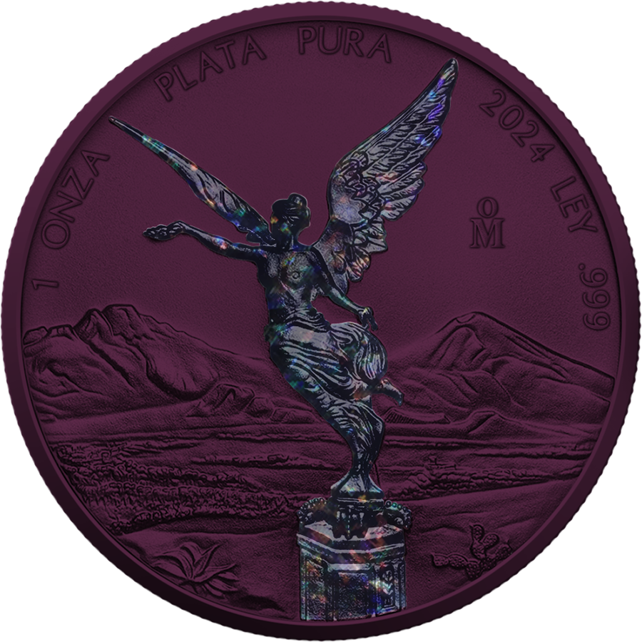 Mexico Libertad 2024 - Purple Space - 1 oz Silbermünze***
