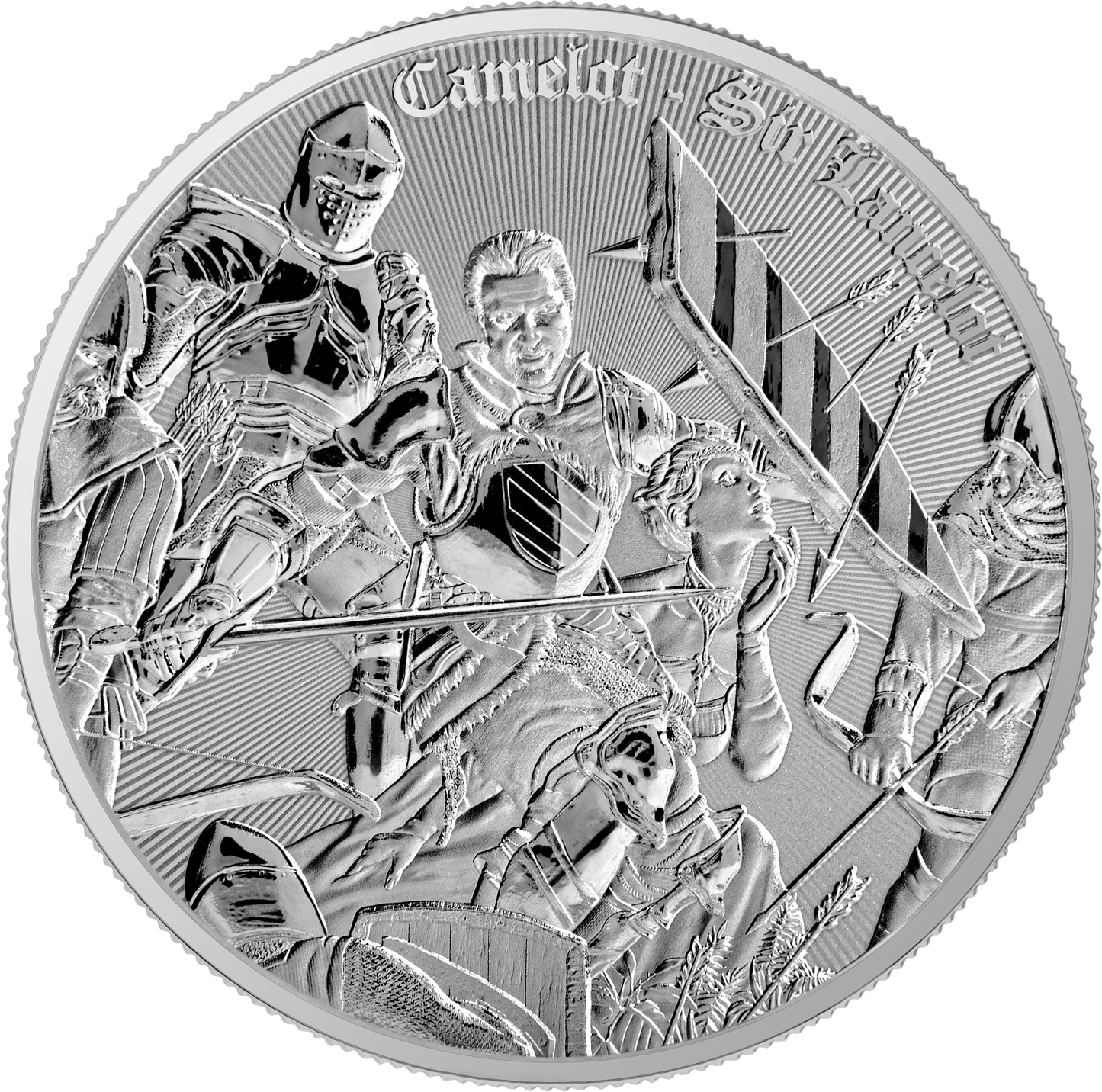 Camelot - (2). Sir Lancelot 2024 - 1 oz Silbermünze Special Blister***