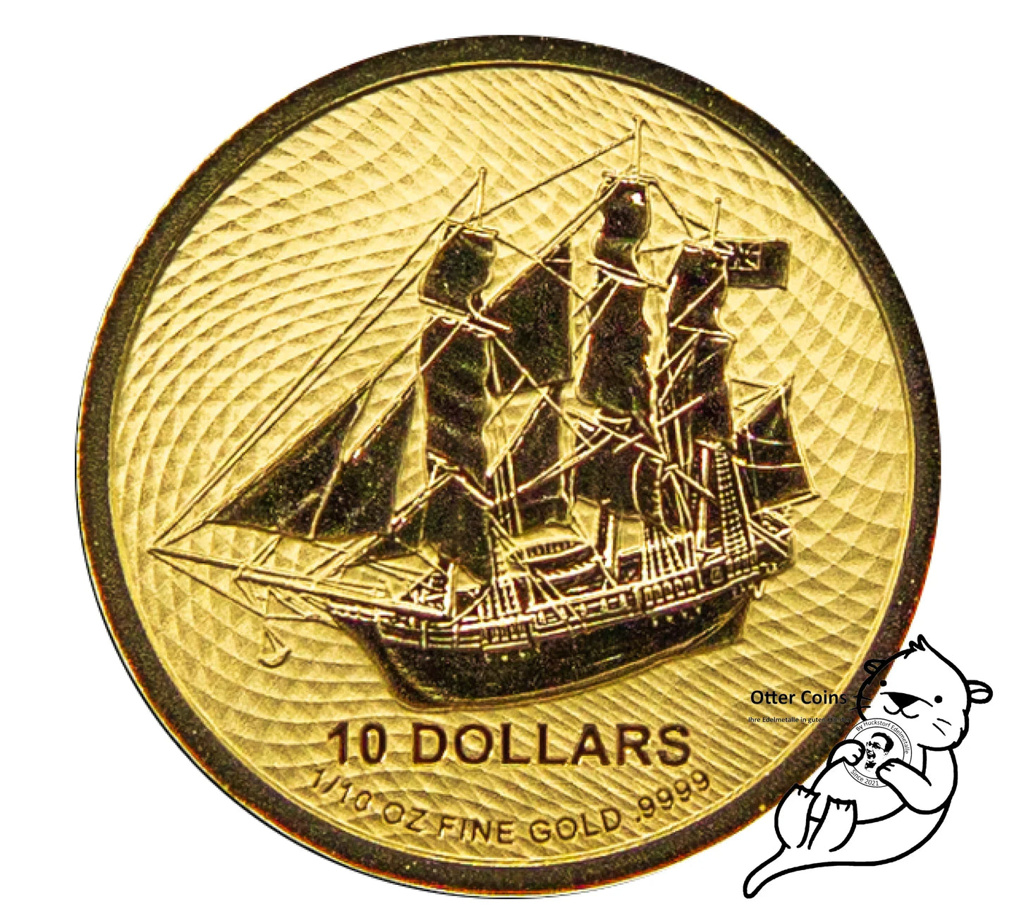 Cook Island Bounty 1/10 Oz Goldmünze 2021**