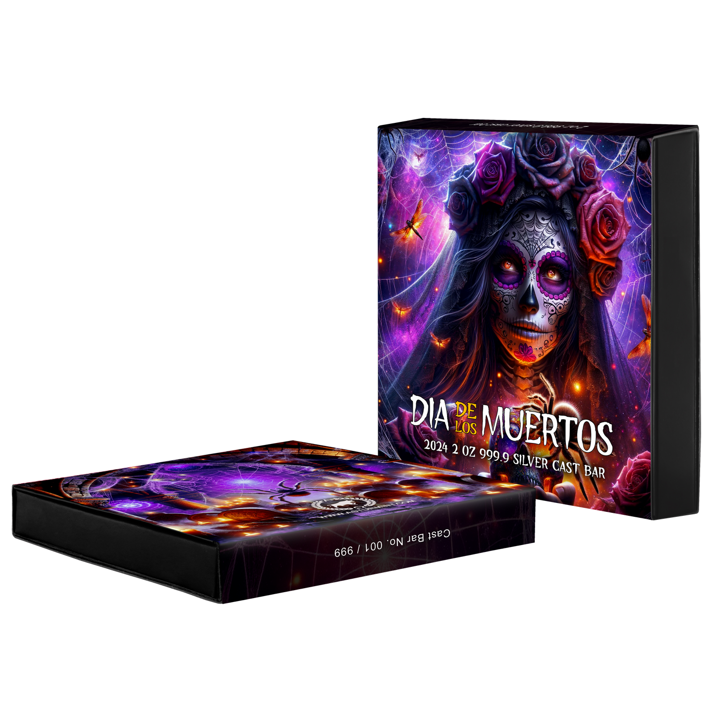 Asturmint - Dia de los Muertos & Spider 2 oz Silberbarren
