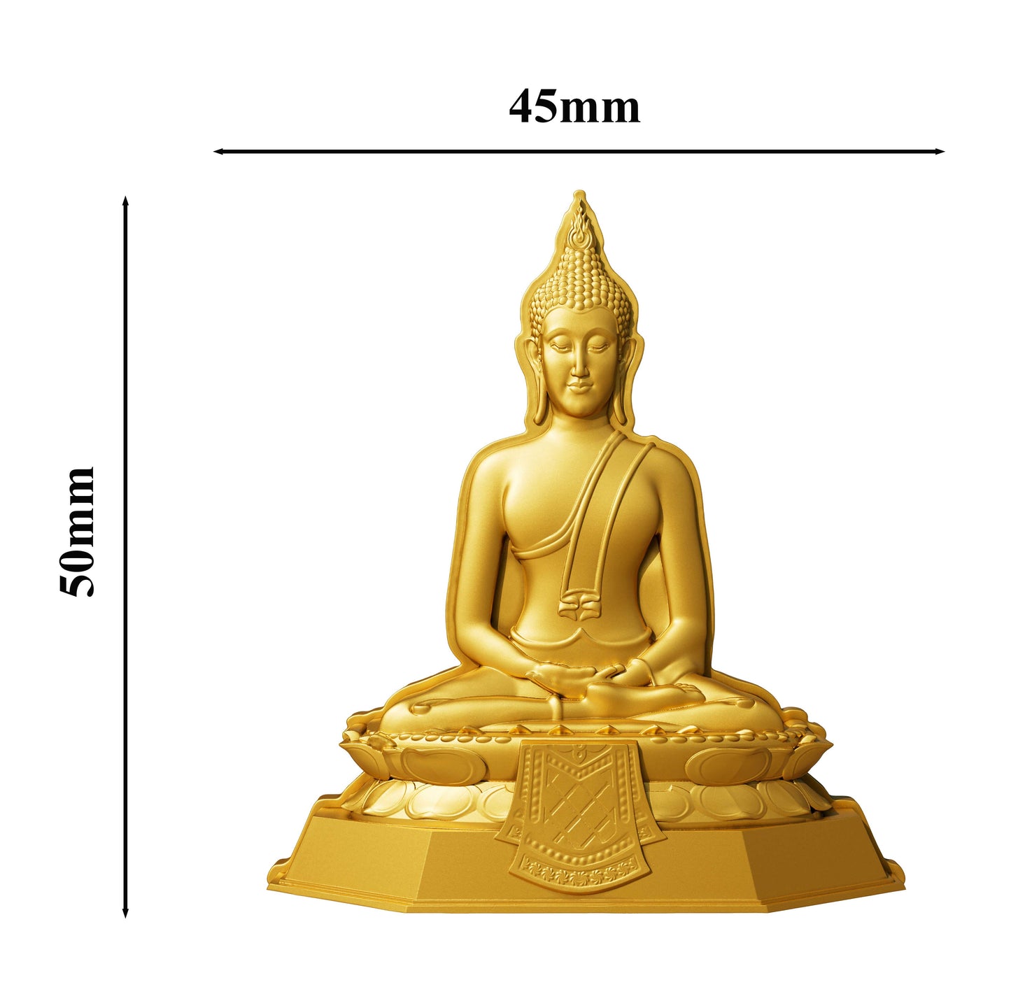 7 Days Buddha - Thursday - 1 oz Silbermünze - Gilded Shaped High Relief***