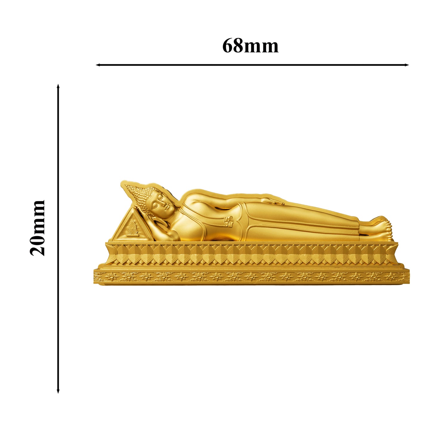 7 Days Buddha - Tuesday - 1 oz Silbermünze - Gilded Shaped High Relief***