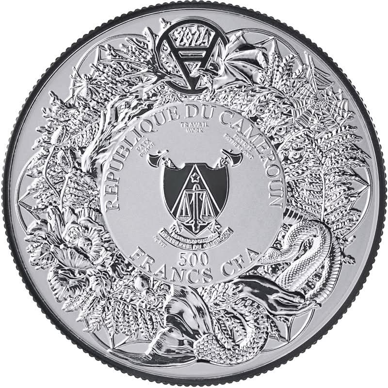 Slavik Bestiary - Alkonost #3. - 1 oz Silbermünze 2025 BU