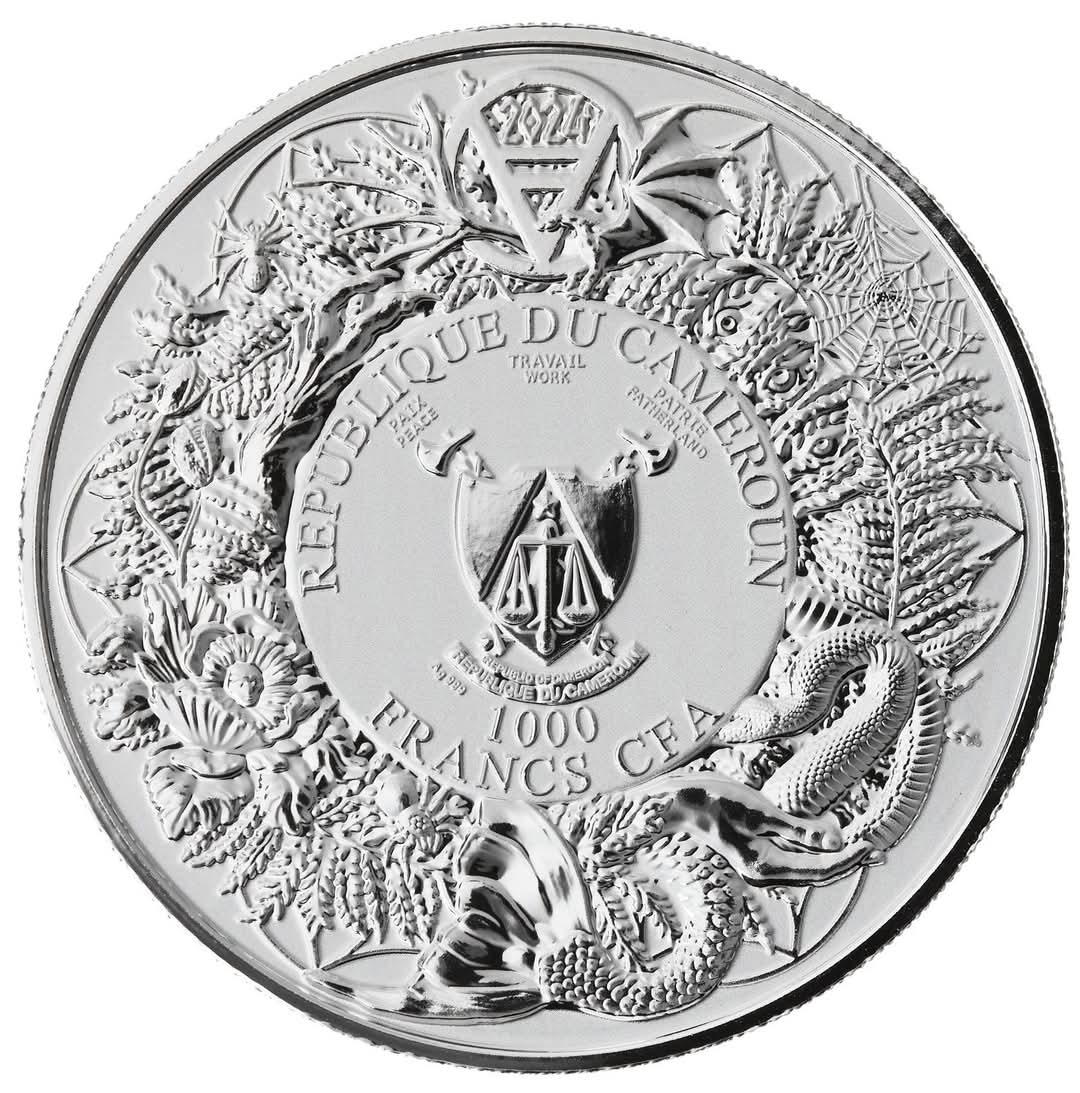 Slavik Bestiary - Alkonost #3. - 2 oz Silbermünze 2025 BU