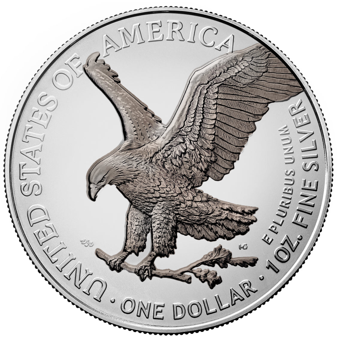 American Silver Eagle - Bitcoin - Bär - Bear - 1 oz Silbermünze 2024