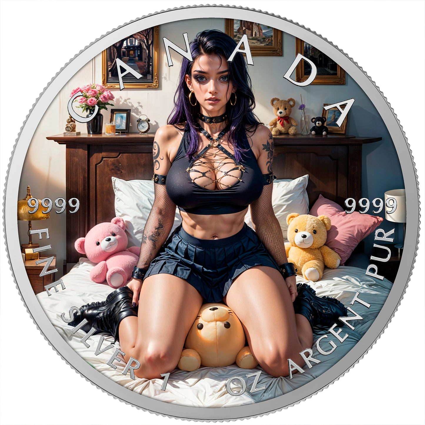 Canada 2025 - Gothic Lust - 1 oz Silbermünze Farbe***