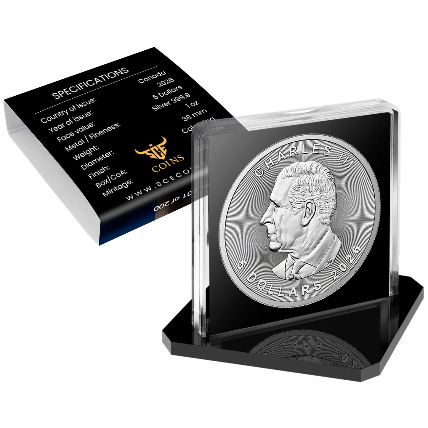 Canada 2026 - Greek Temptation - 1 oz Silbermünze Farbe