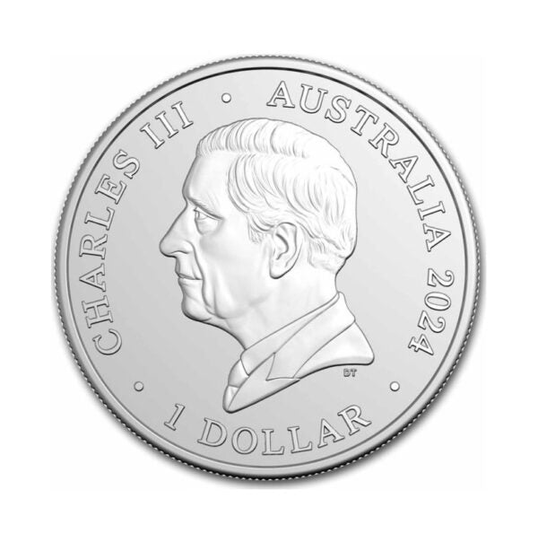 Hourglass Dolphin 1 Oz Silbermünze, 2024*