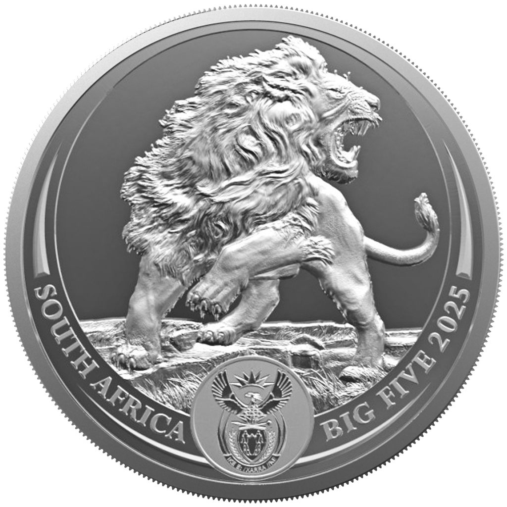 Big Five III. (2.) - Löwe 2025 - 1 oz Silbermünze in Blisterkarte***