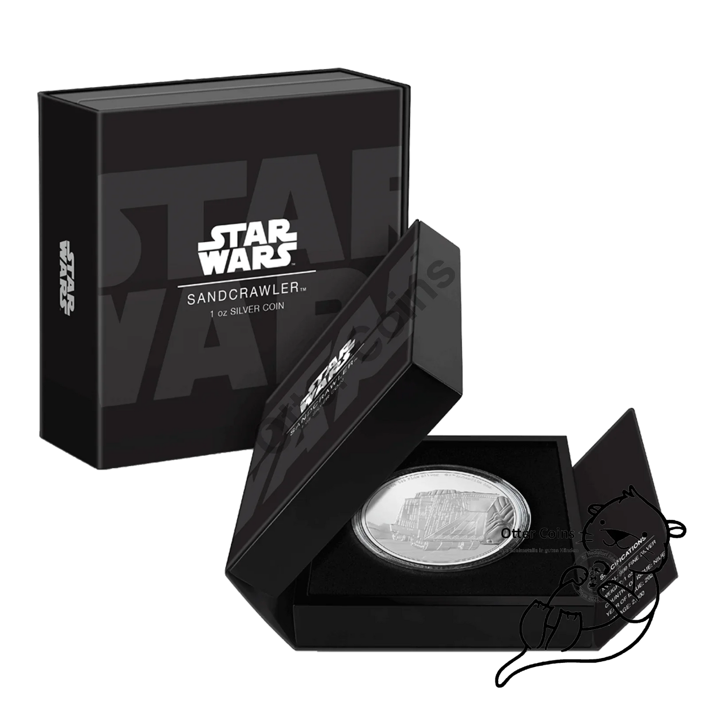 STAR WARS Sandcrawler 1 Oz Silbermünze 2022*