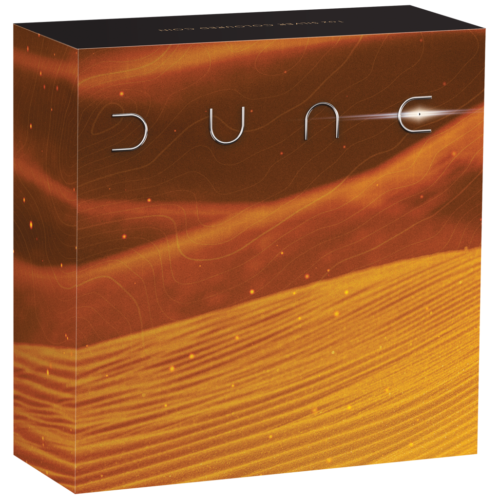 Dune™ 2026 Perth Mint 1 oz Silbermünze Farbe in Box