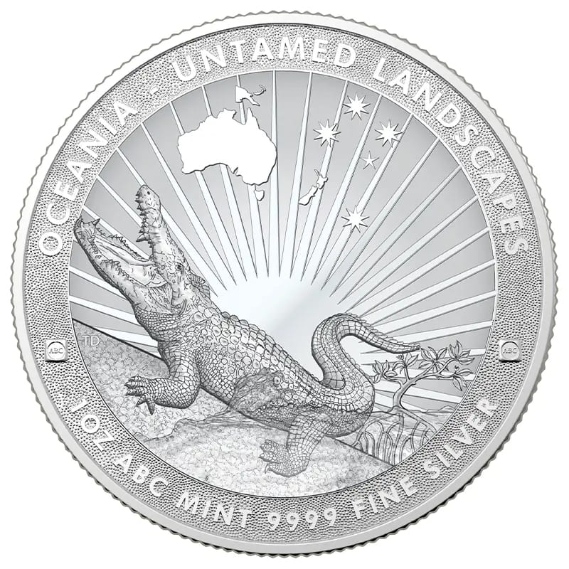 Tokelau, The Crocodile 1 oz Silbermünze* BU 2024