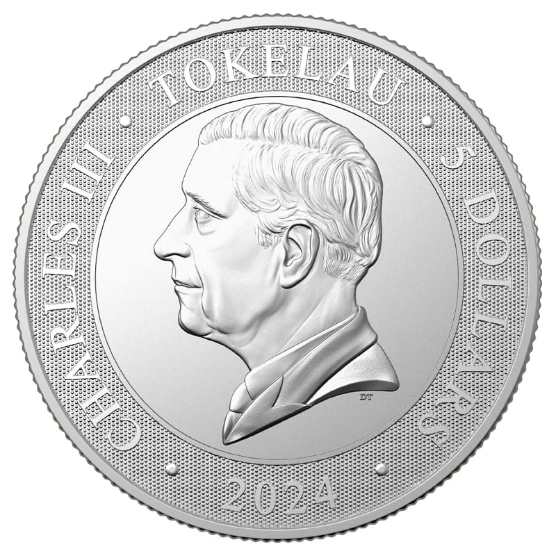 Tokelau, The Crocodile 1 oz Silbermünze* BU 2024