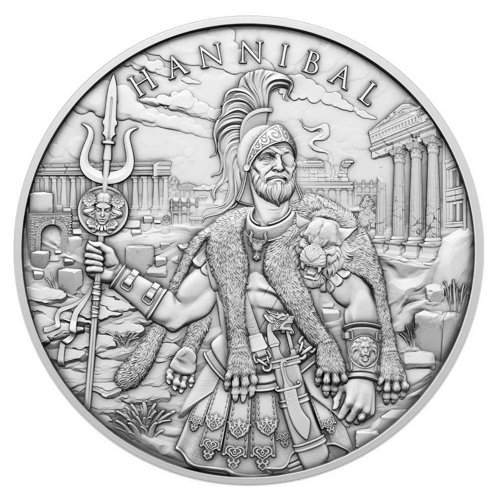 USA - Legendary Warriors - Hannibal Silbermedaille BU