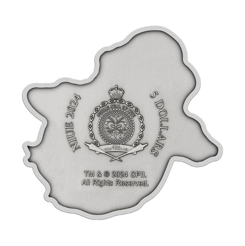 Niue 2024 -  Slimer Ghostbusters 40th Anniversary Ag 999 2 oz*