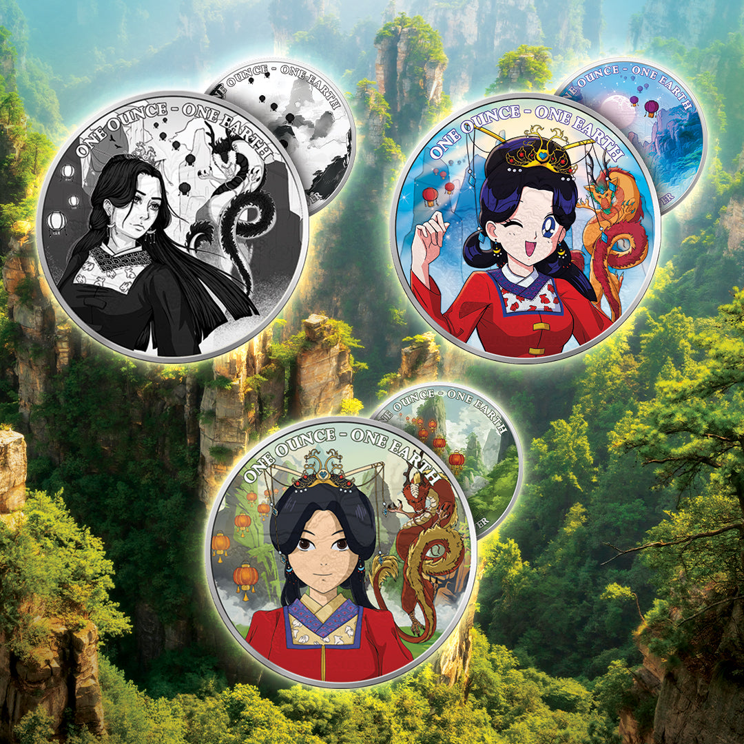 Fiji One Earth 2022 1 oz Shojo Manga Color Farbe