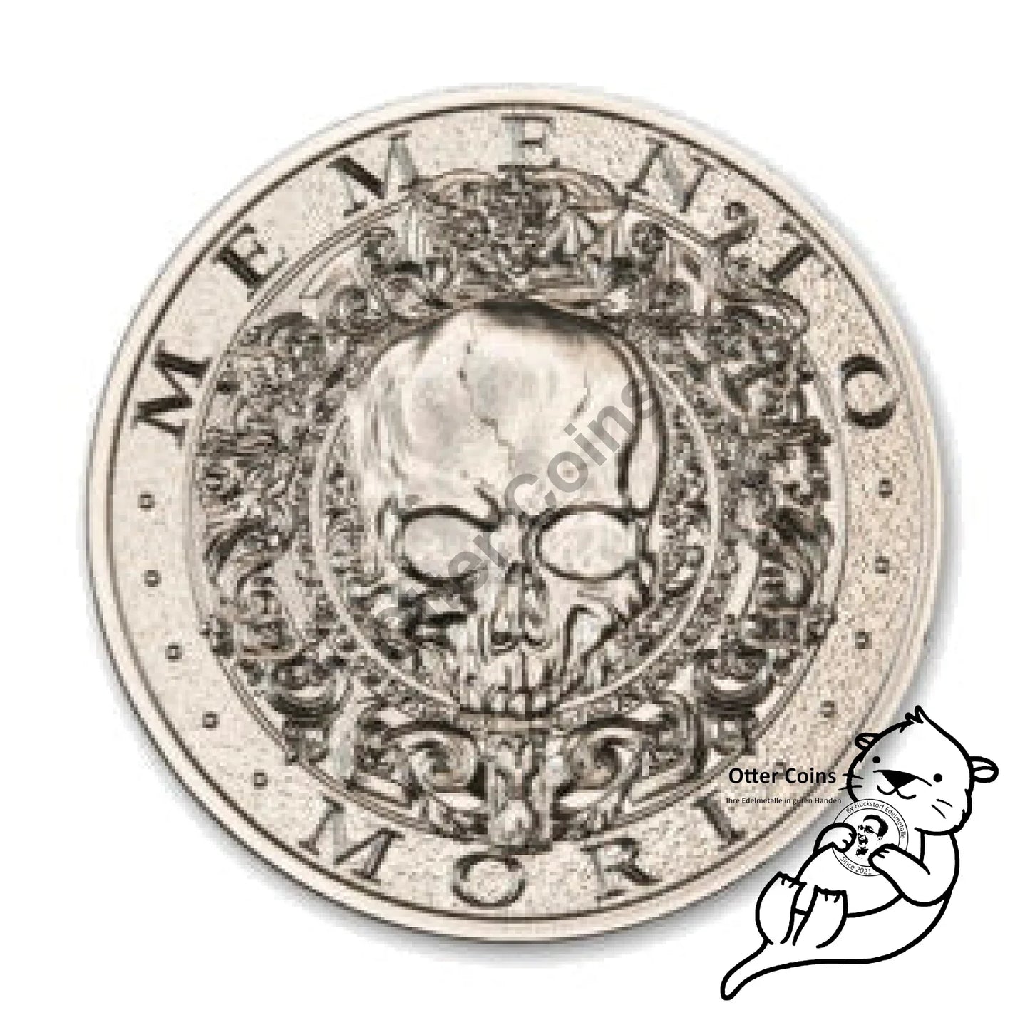 Memento Mori 2oz Silbermünze 2022 50mm