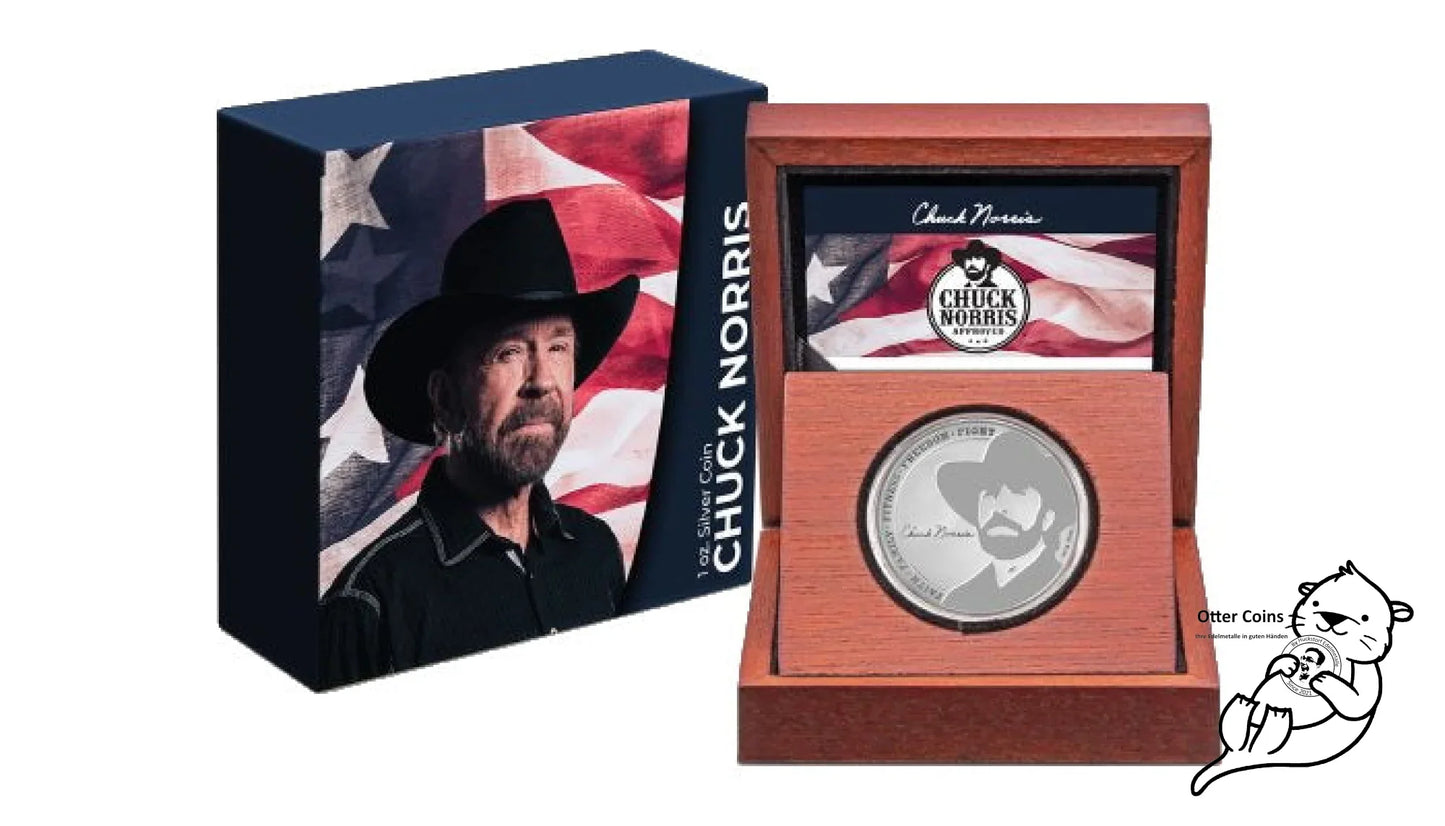Chuck Norris 1 oz Silbermünze*