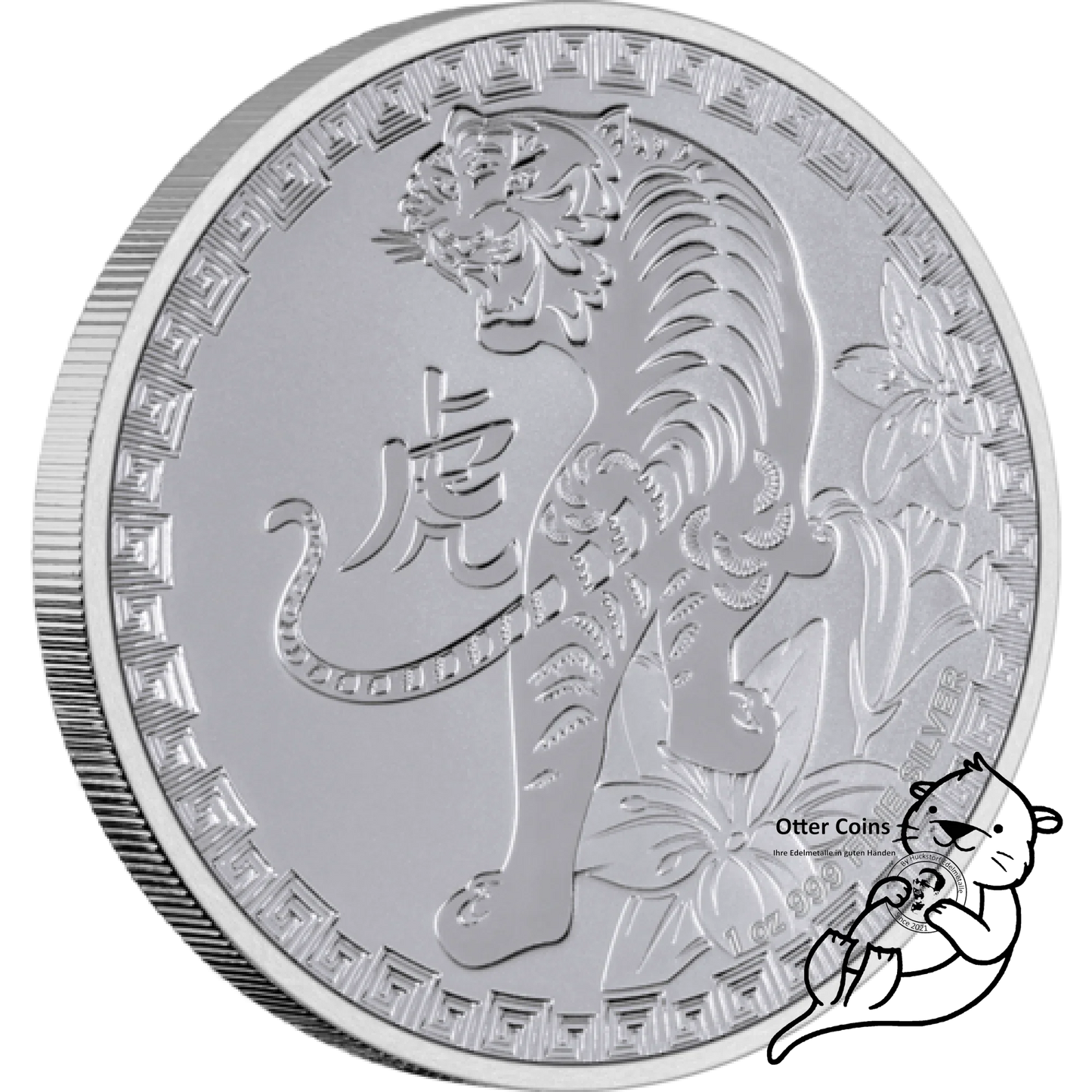 Niue Lunar Year of the Tiger 1 Oz Silbermünze 2022*
