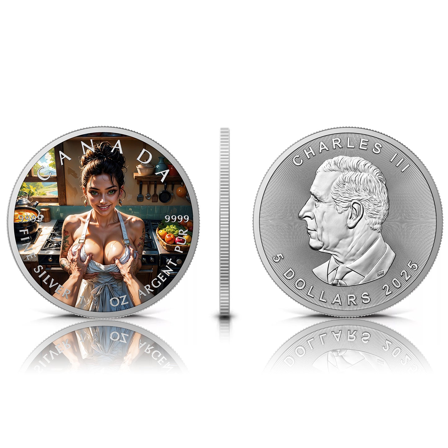 Canada 2025 - No Touching - 1 oz Silbermünze Farbe***