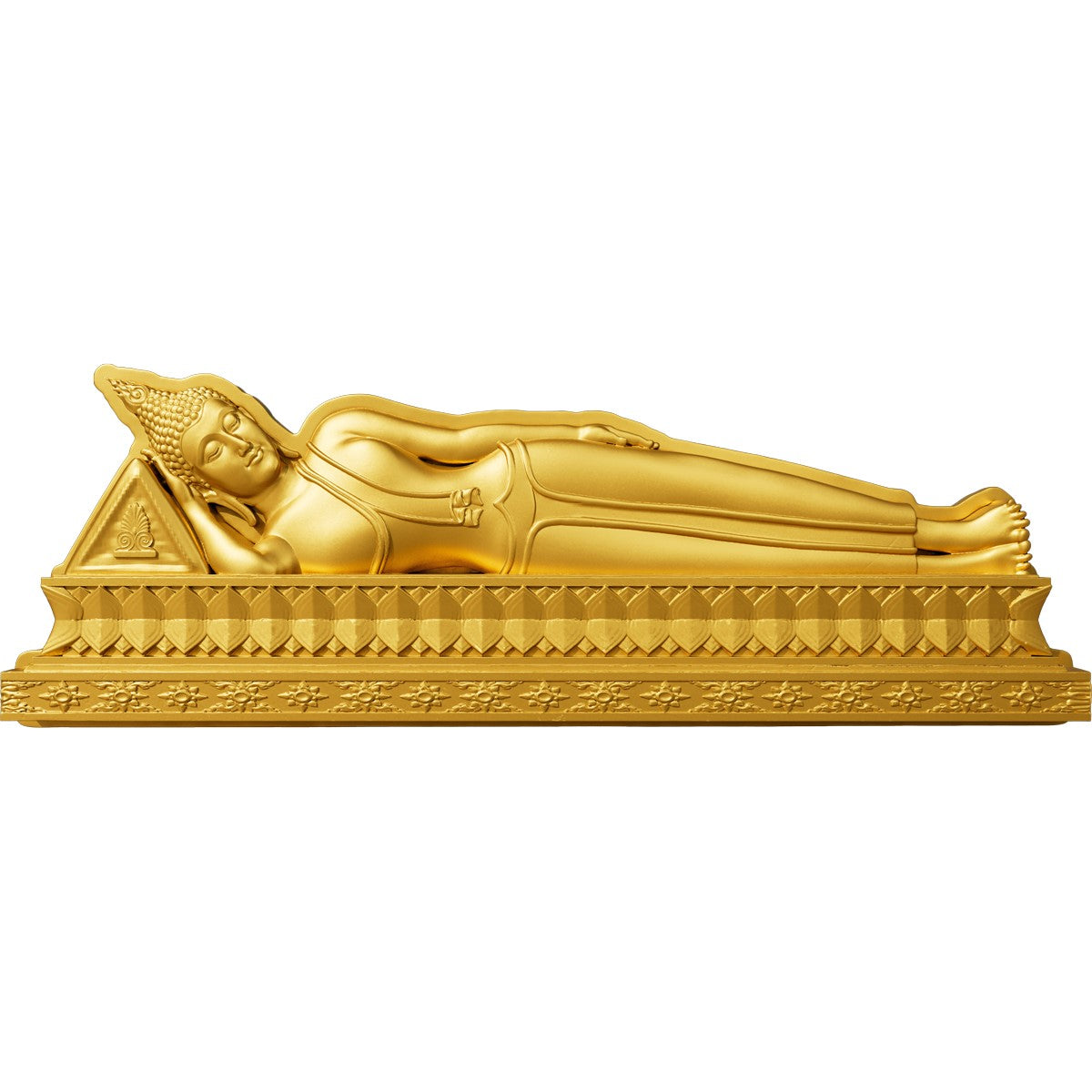7 Days Buddha - Tuesday - 1 oz Silbermünze - Gilded Shaped High Relief***