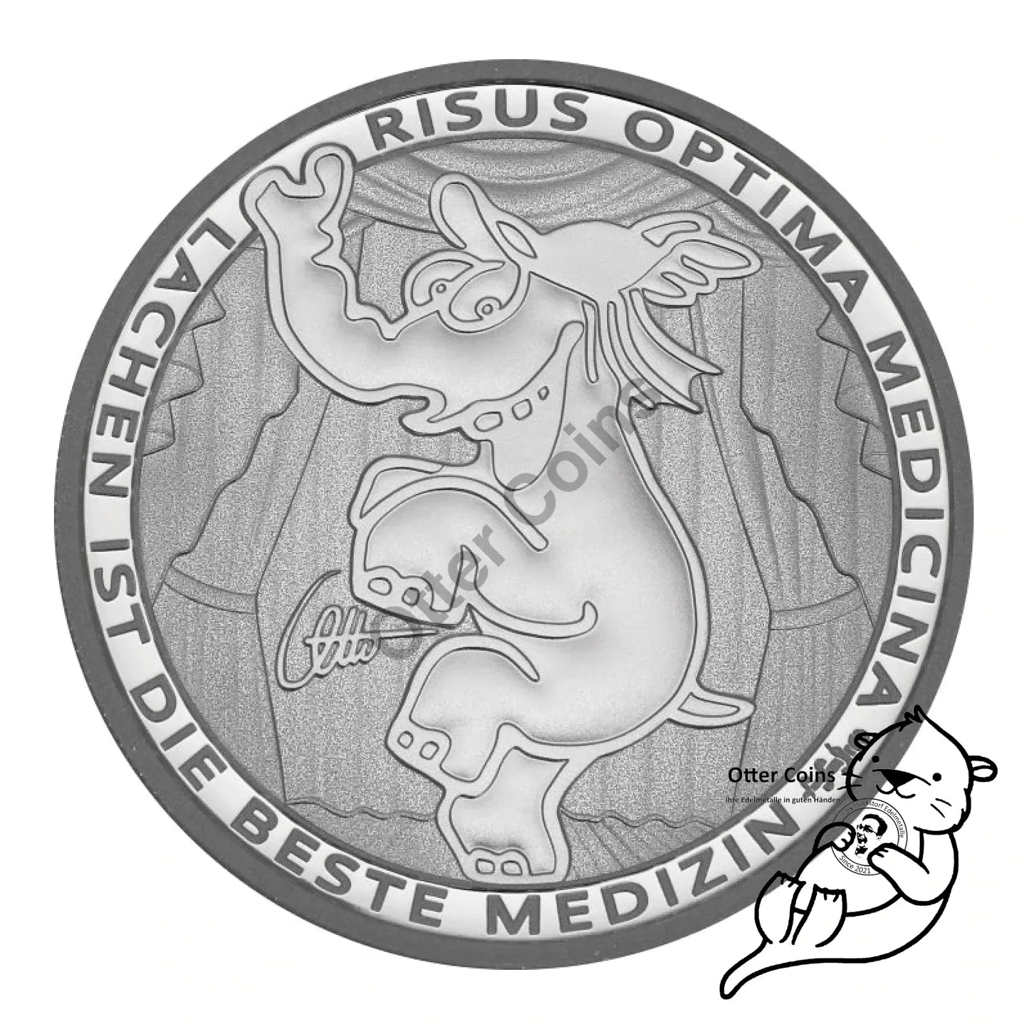 Ottifant ``Funnyfant´´ 2022 Silber signiert - Silber