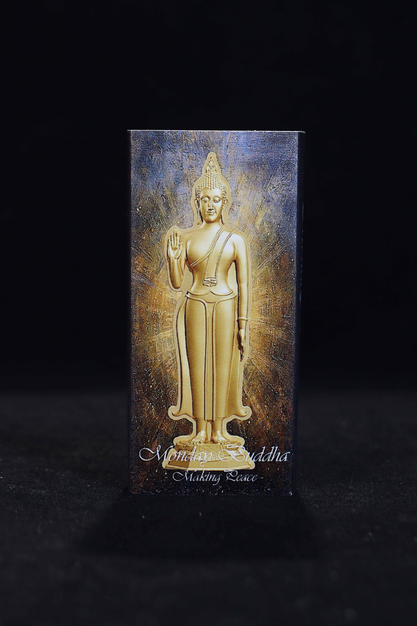 7 Days Buddha - Monday - 1 oz Silbermünze - Gilded Shaped High Relief***