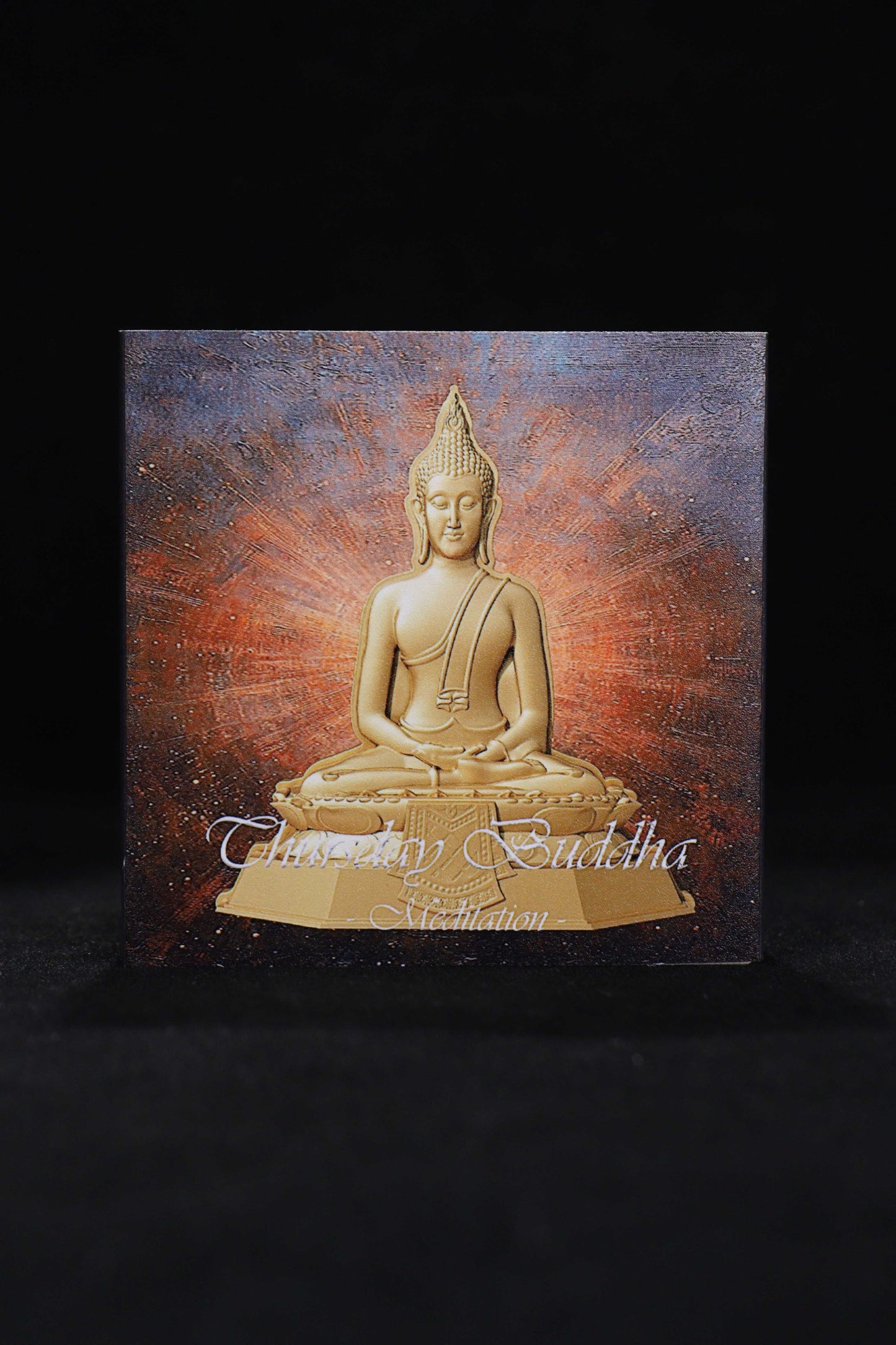 7 Days Buddha - Thursday - 1 oz Silbermünze - Gilded Shaped High Relief***