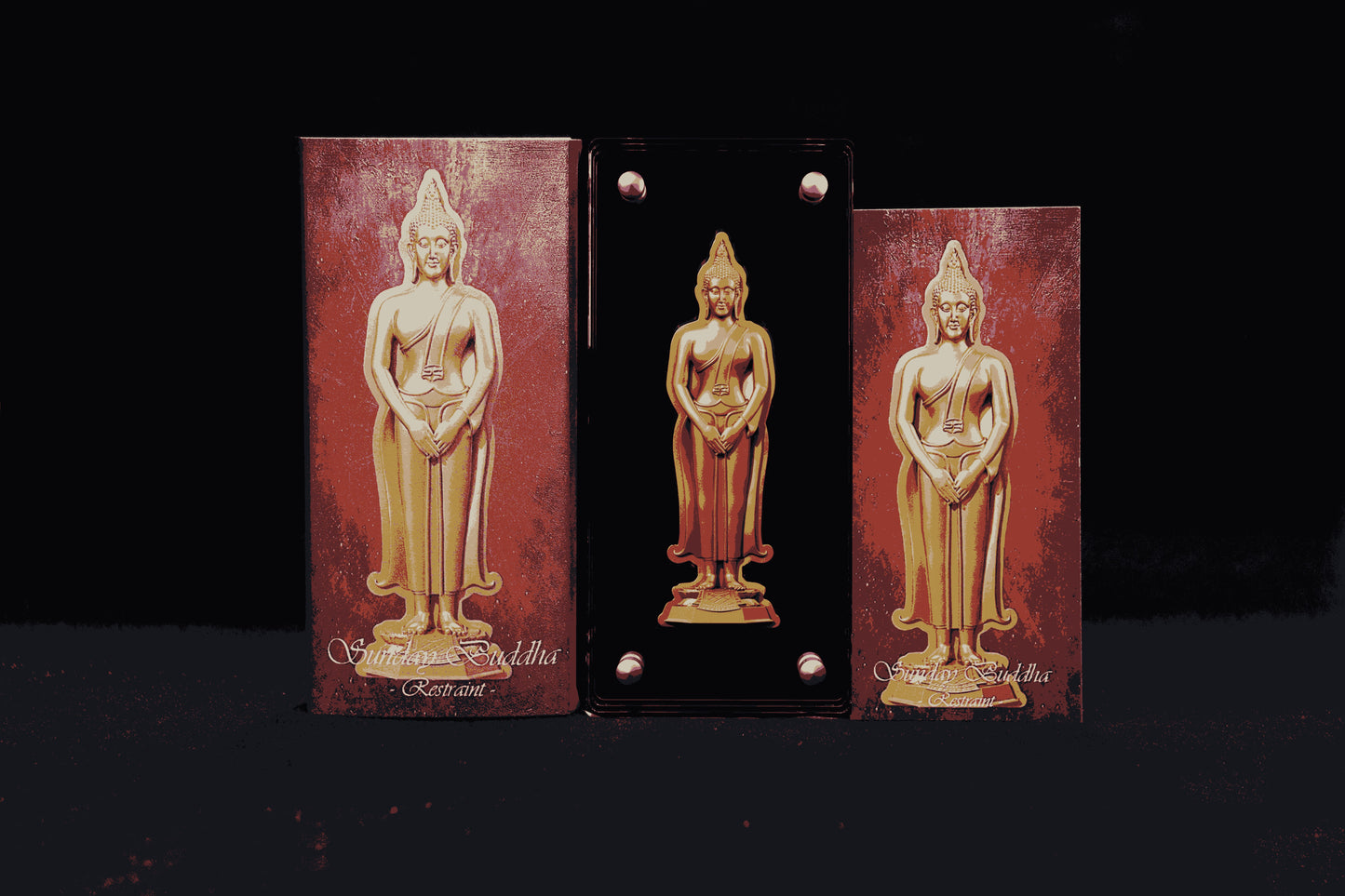 7 Days Buddha - Sunday - 1 oz Silbermünze - Gilded Shaped High Relief***