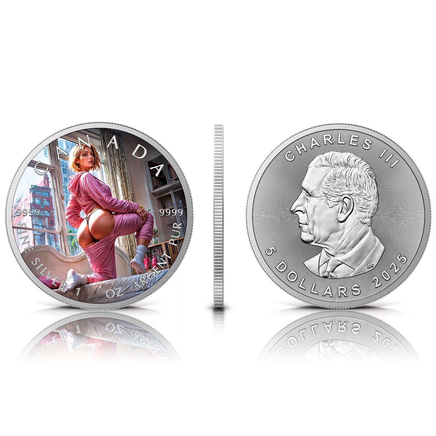 Canada 2025 - Pijamas Party - 1 oz Silbermünze Farbe***