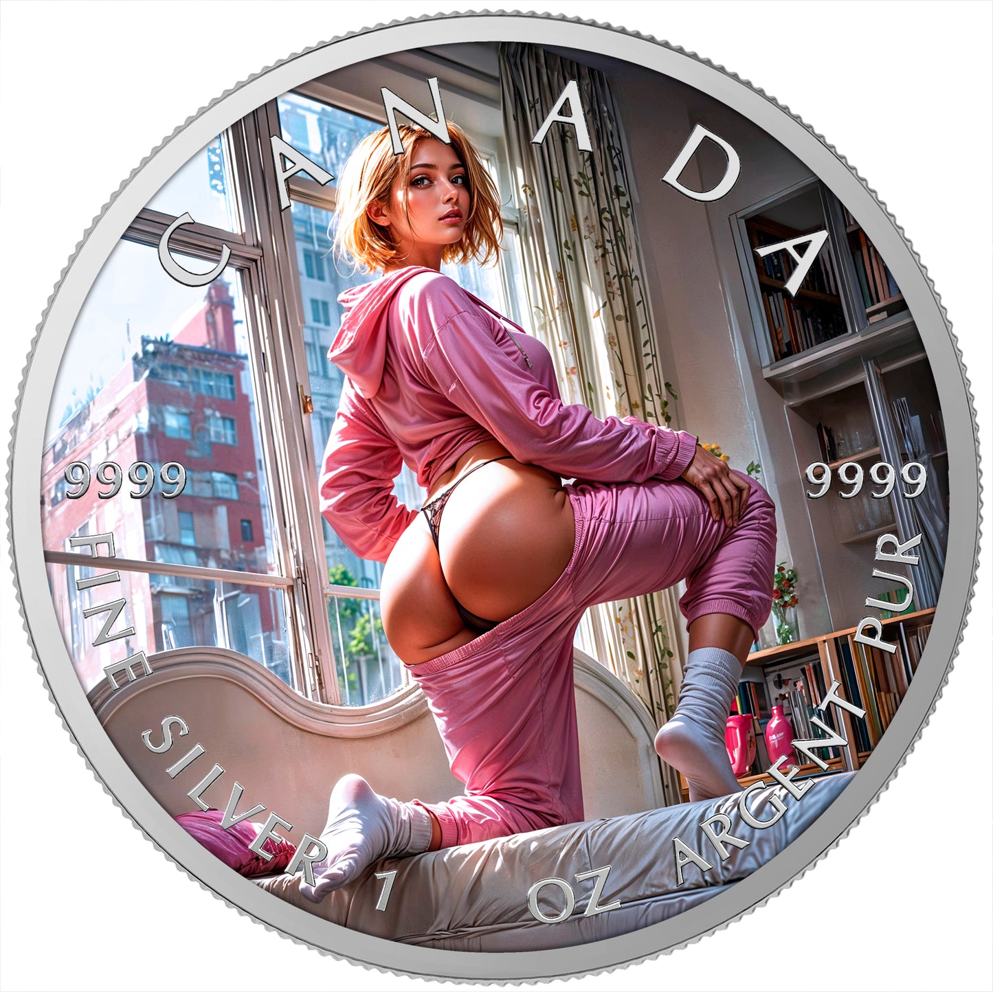 Canada 2025 - Pijamas Party - 1 oz Silbermünze Farbe***