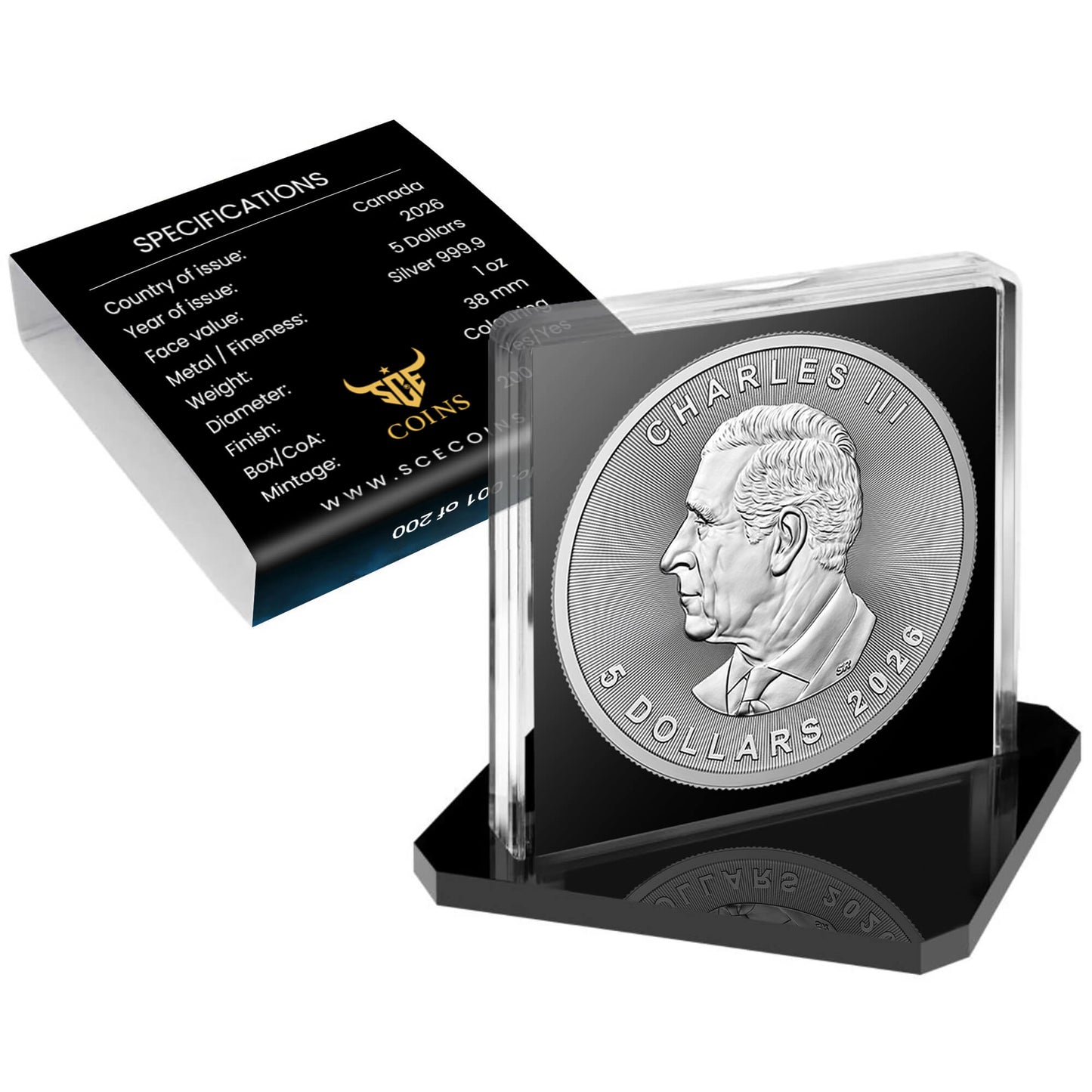 Canada 2026 - Playful Sunset - 1 oz Silbermünze Farbe