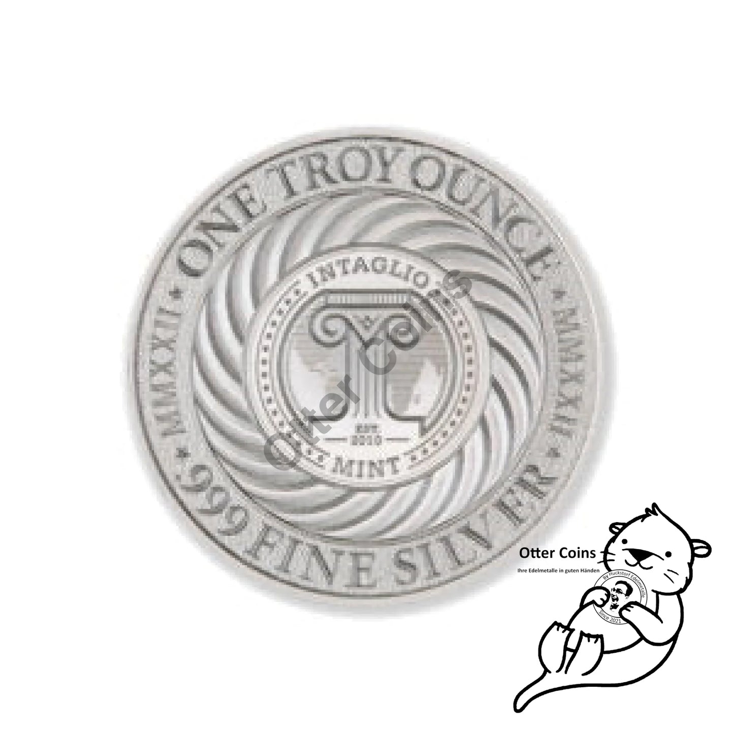 Screaming Eagle 1oz Silbermünze 2022 39mm