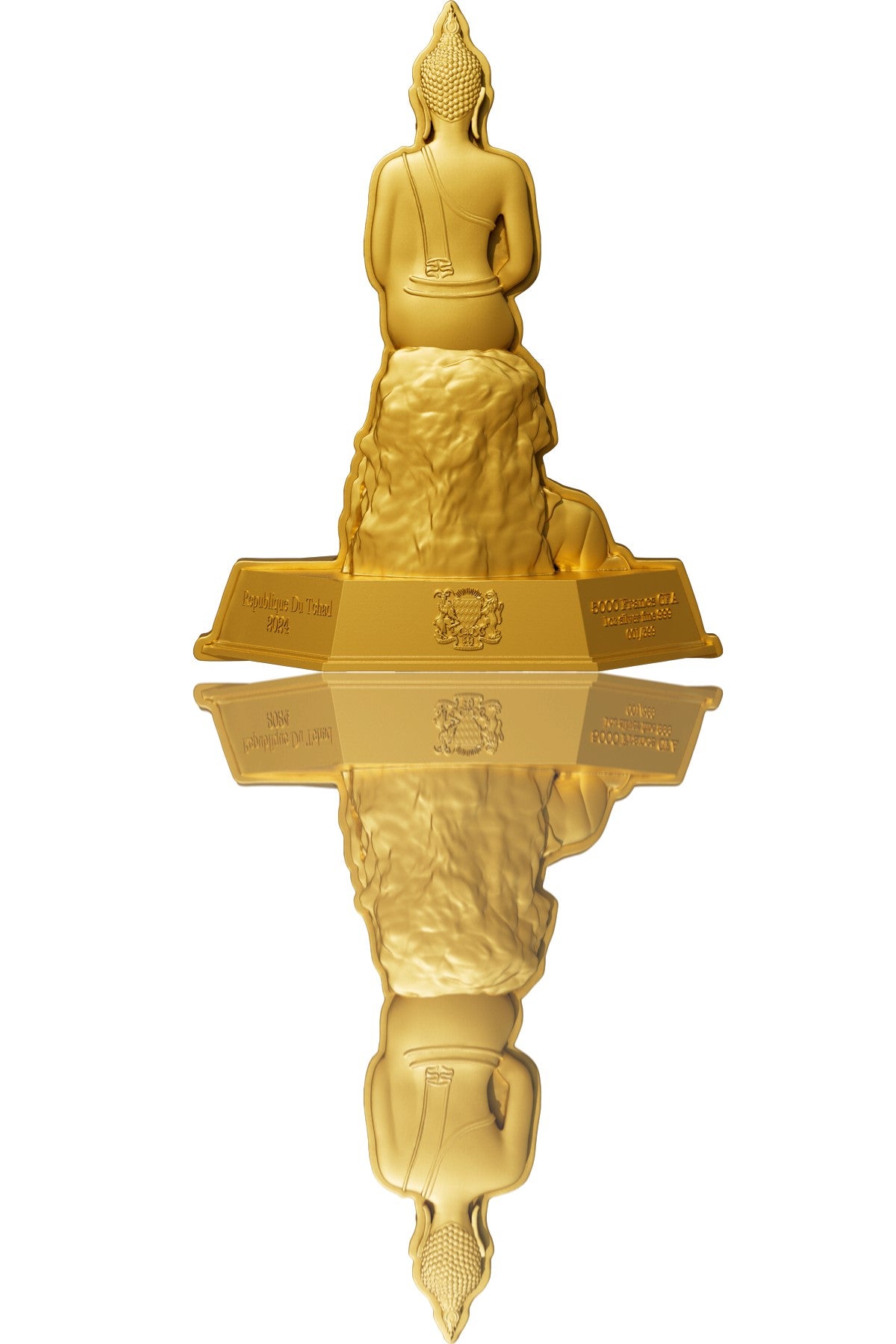 7 Days Buddha - Wednesday Evening - 1 oz Silbermünze - Gilded Shaped High Relief***