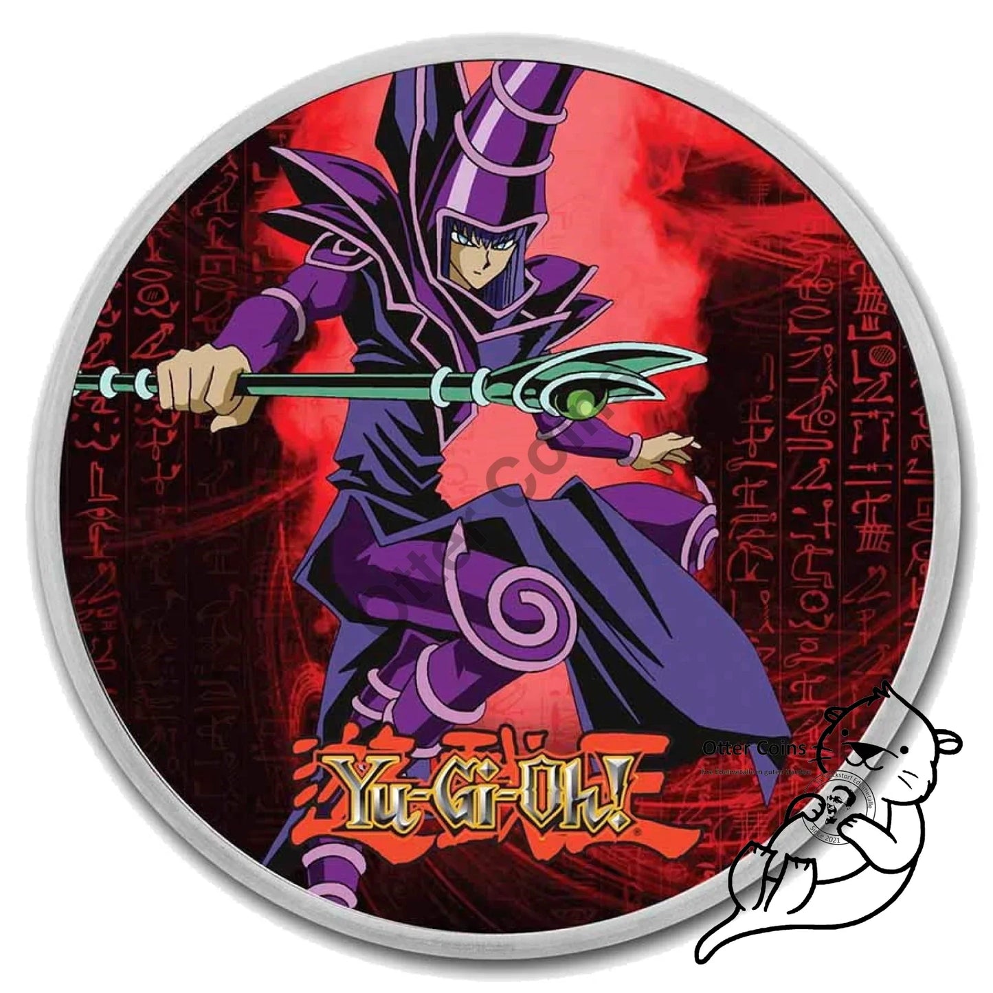 Niue Yu - Gi - Oh! Schwarzer Magier 1 Oz Silbermünze 2022*