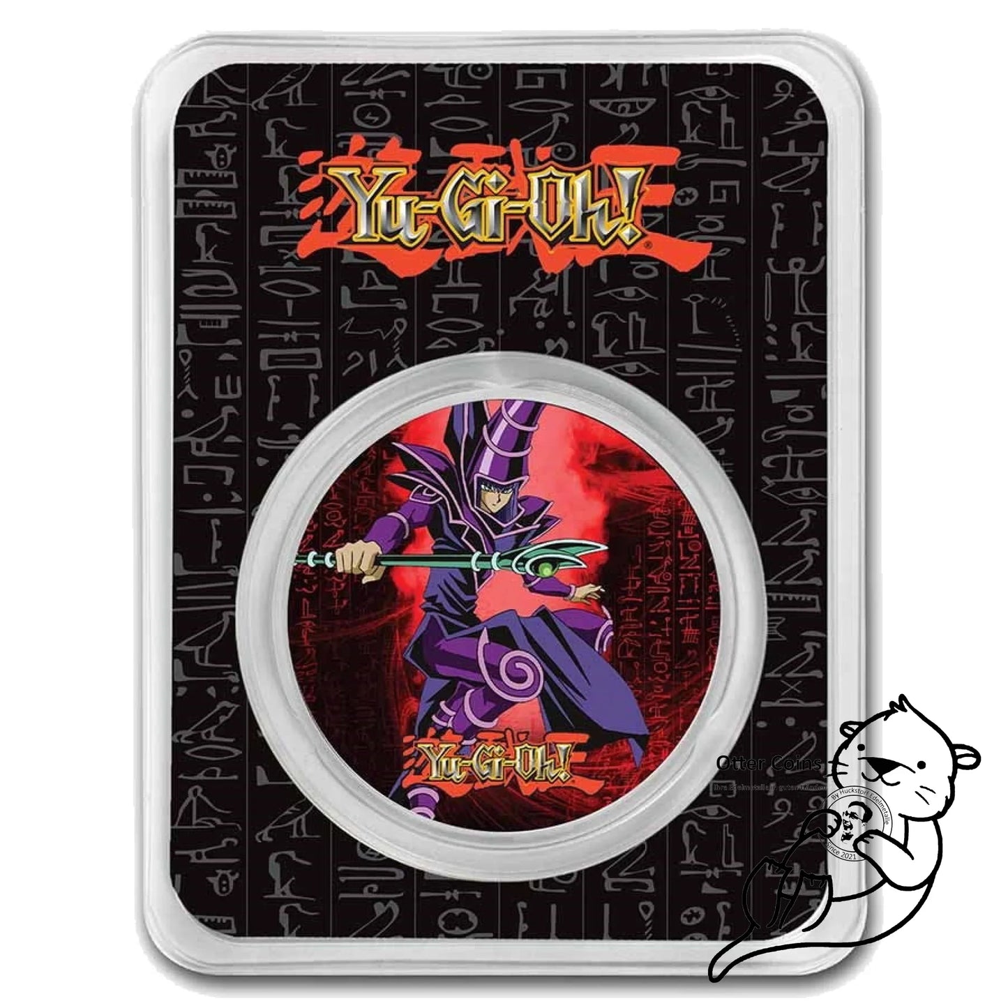 Niue Yu - Gi - Oh! Schwarzer Magier 1 Oz Silbermünze 2022*