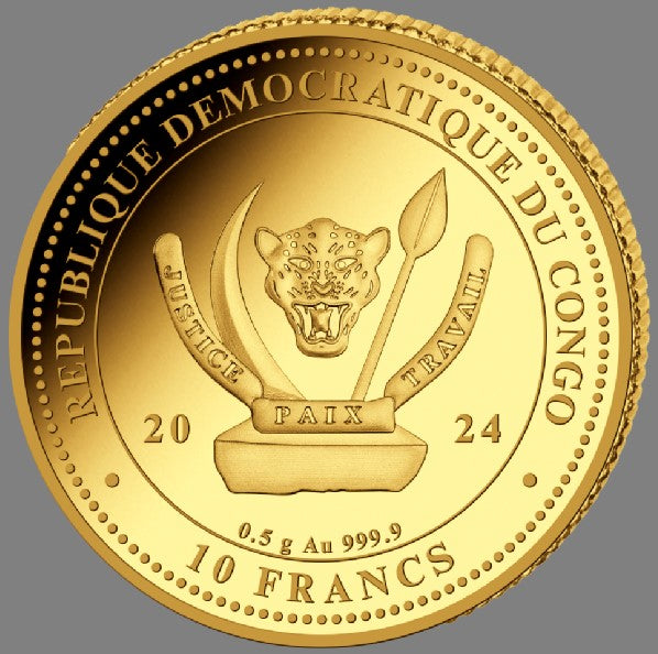 Worlds Wildlife Wanderfalke 2024 0,5 Gramm Gold**