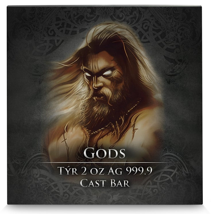 Germania Mint Gods - Tyr - 2 oz Silberbarren Gussbarren