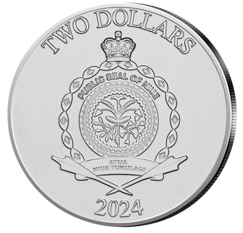 Roaring Lion, 1 oz Silbermünze, 2024*