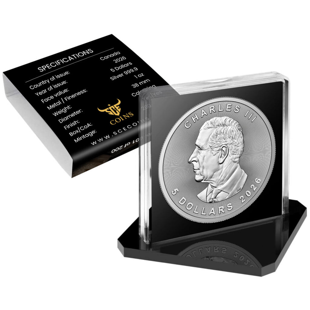 Canada 2026 - Fireplace Warmth - 1 oz Silbermünze Farbe