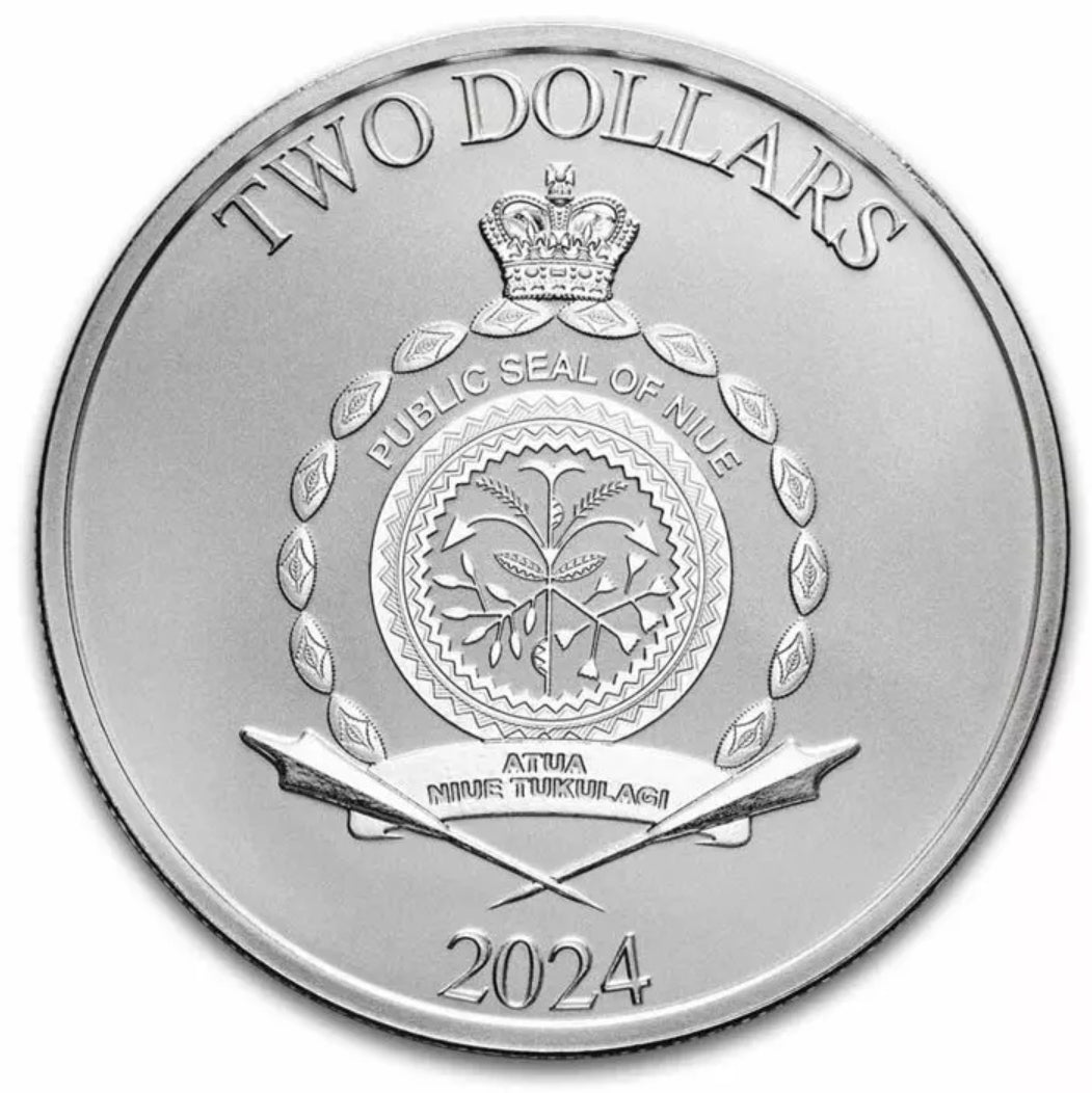 Disney™ Mickey™ & Minnie™  Holiday 1 oz 2024 Niue Silbermünze*