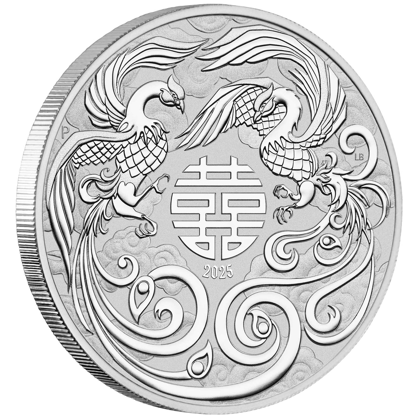 Chinese Myths and Legends - Double Phoenix 2025 1 oz Silbermünze