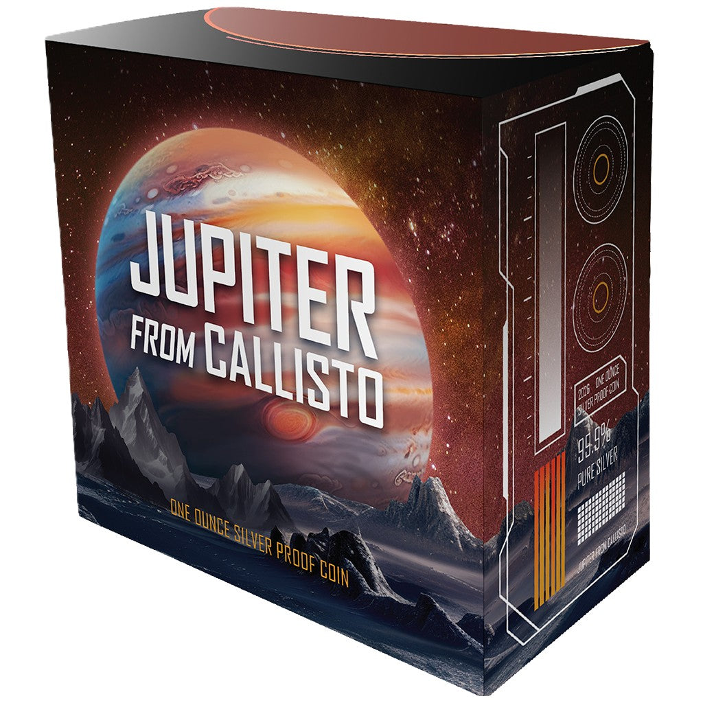 Niue - Jupiter from Callisto Farbe - 2026 - 1 oz Silbermünze***