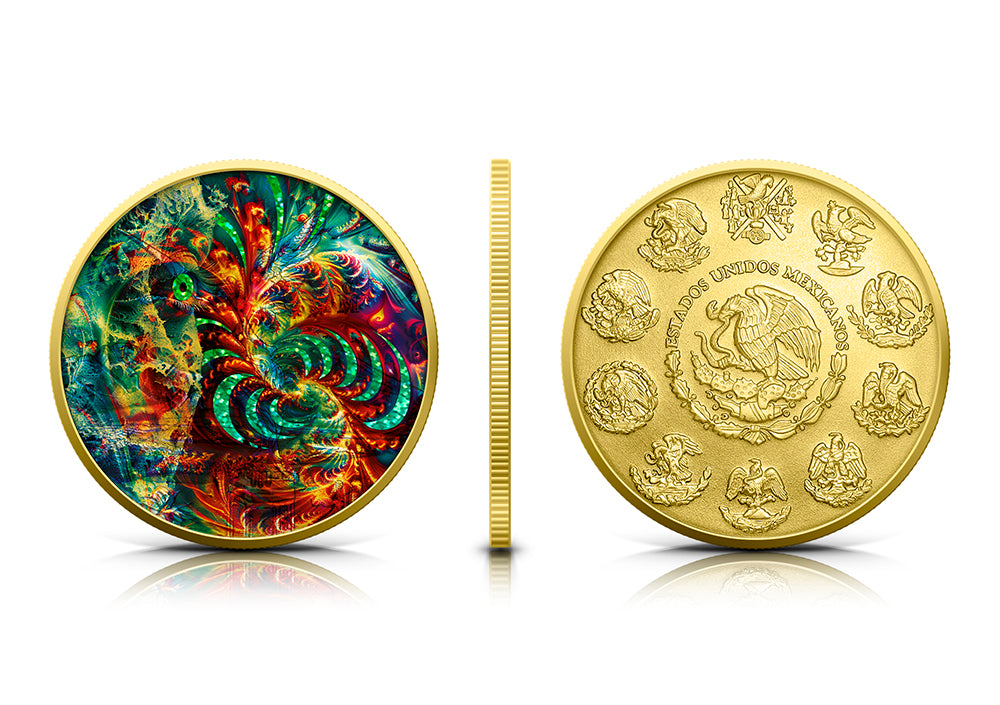 Mexico Libertad 2024 - Metaphysical - The Fractal Destiny - 1 oz Silbermünze***