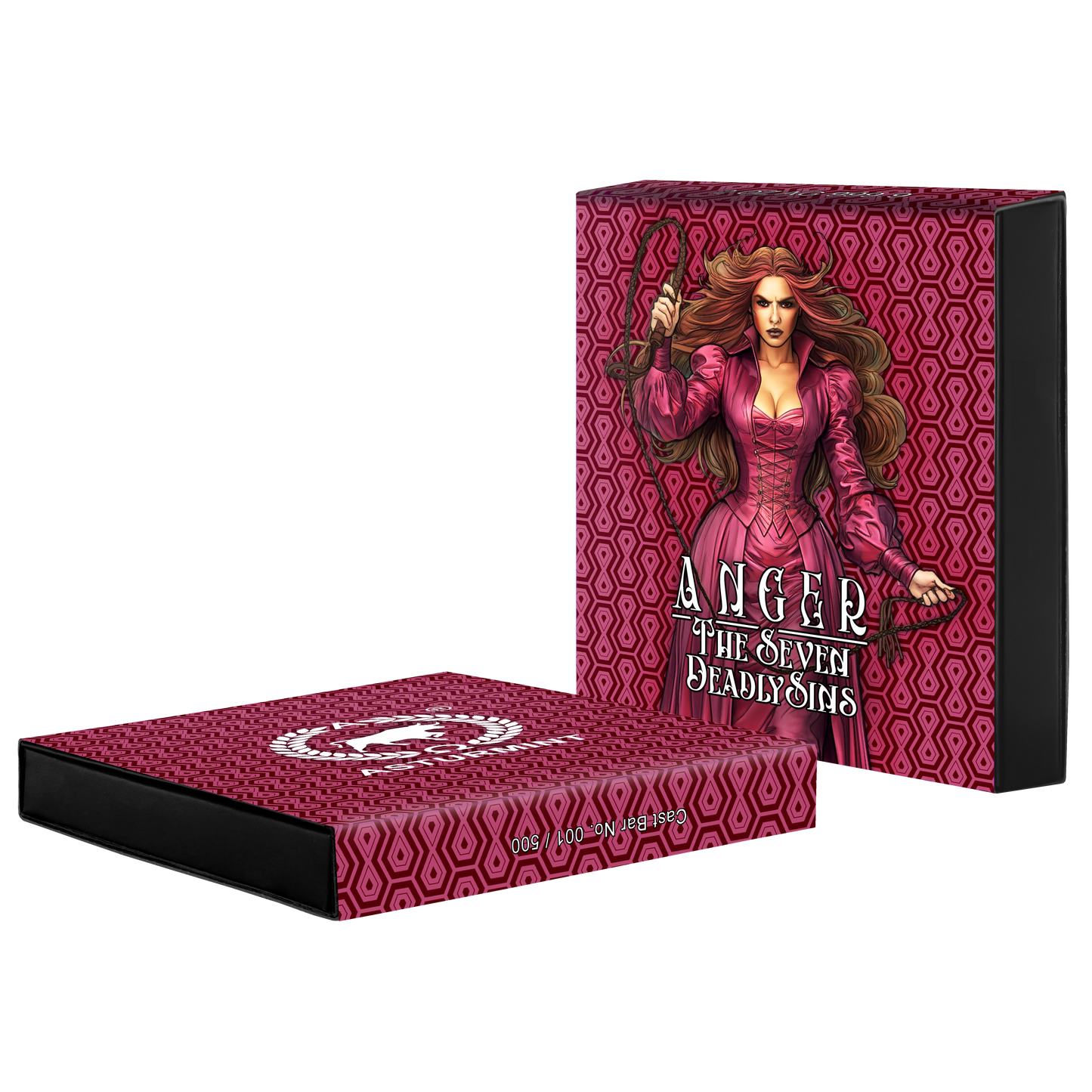 Asturmint - The Seven Deadly Sins - Anger #3. 2 oz Silberbarren